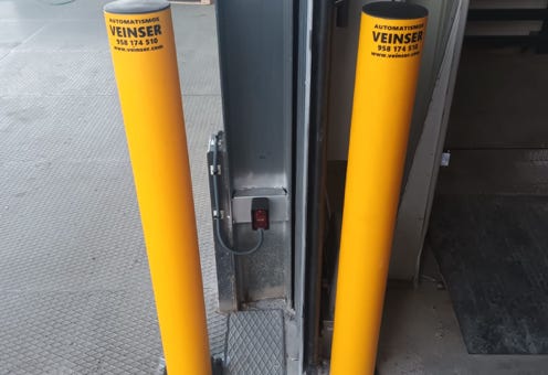 Abrigo para muelles de carga, retractiles, hincables.